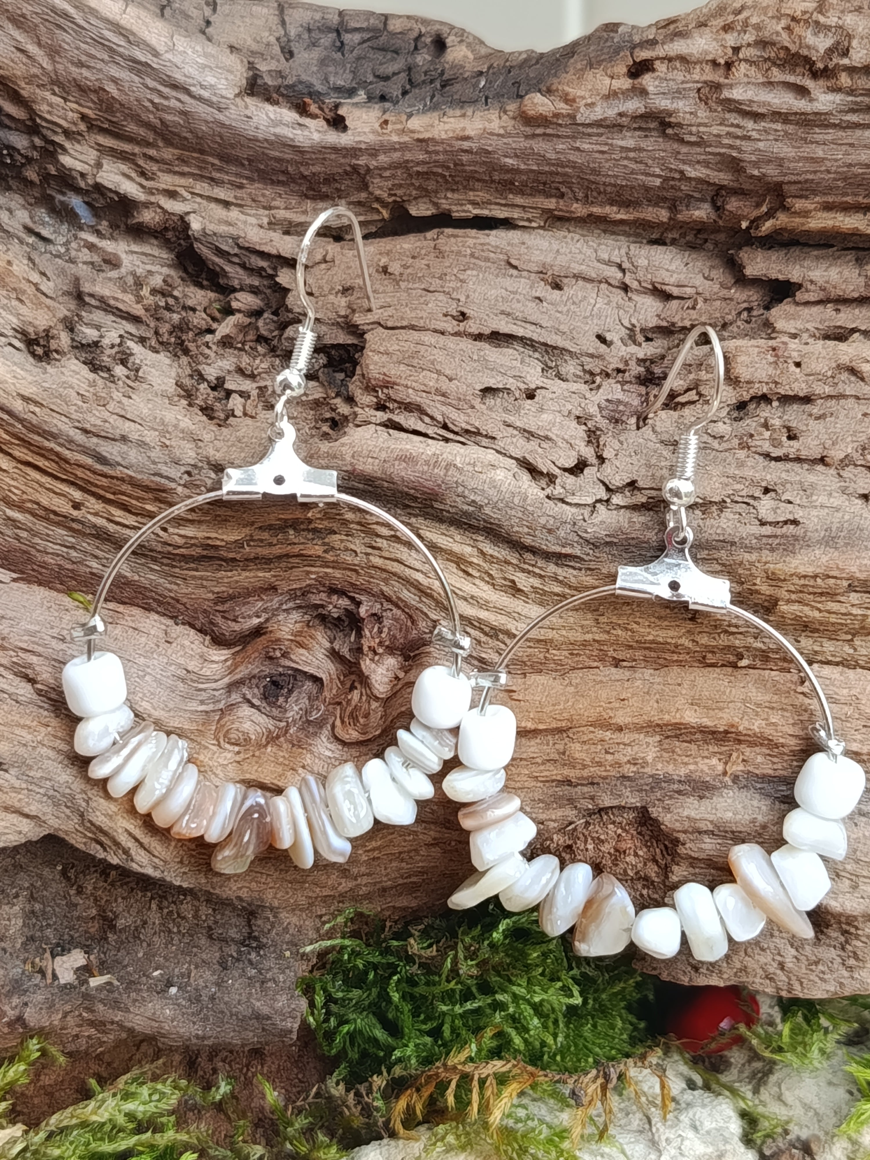 Boucles d'oreilles pierre