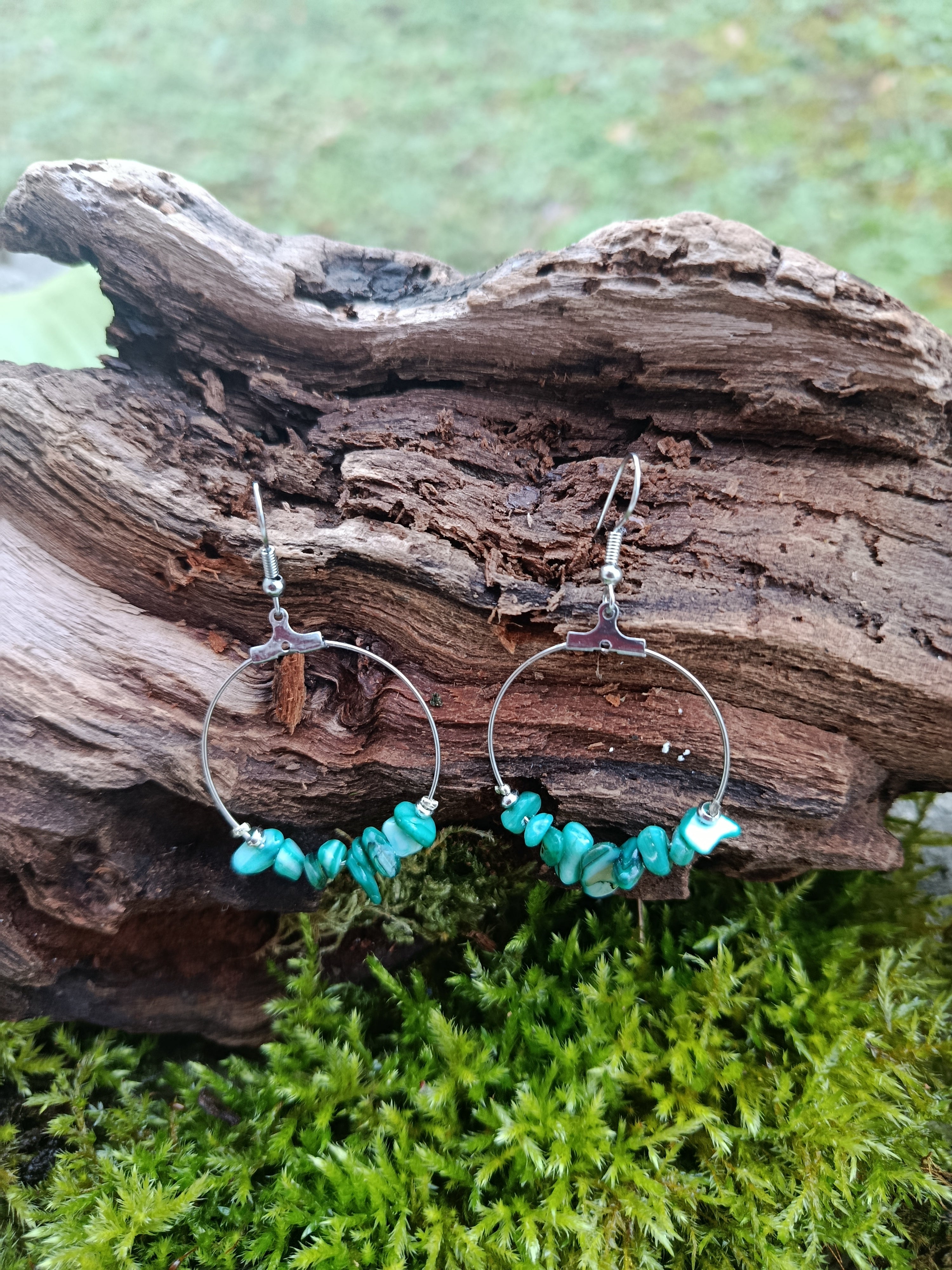 Boucles d'oreilles en perle