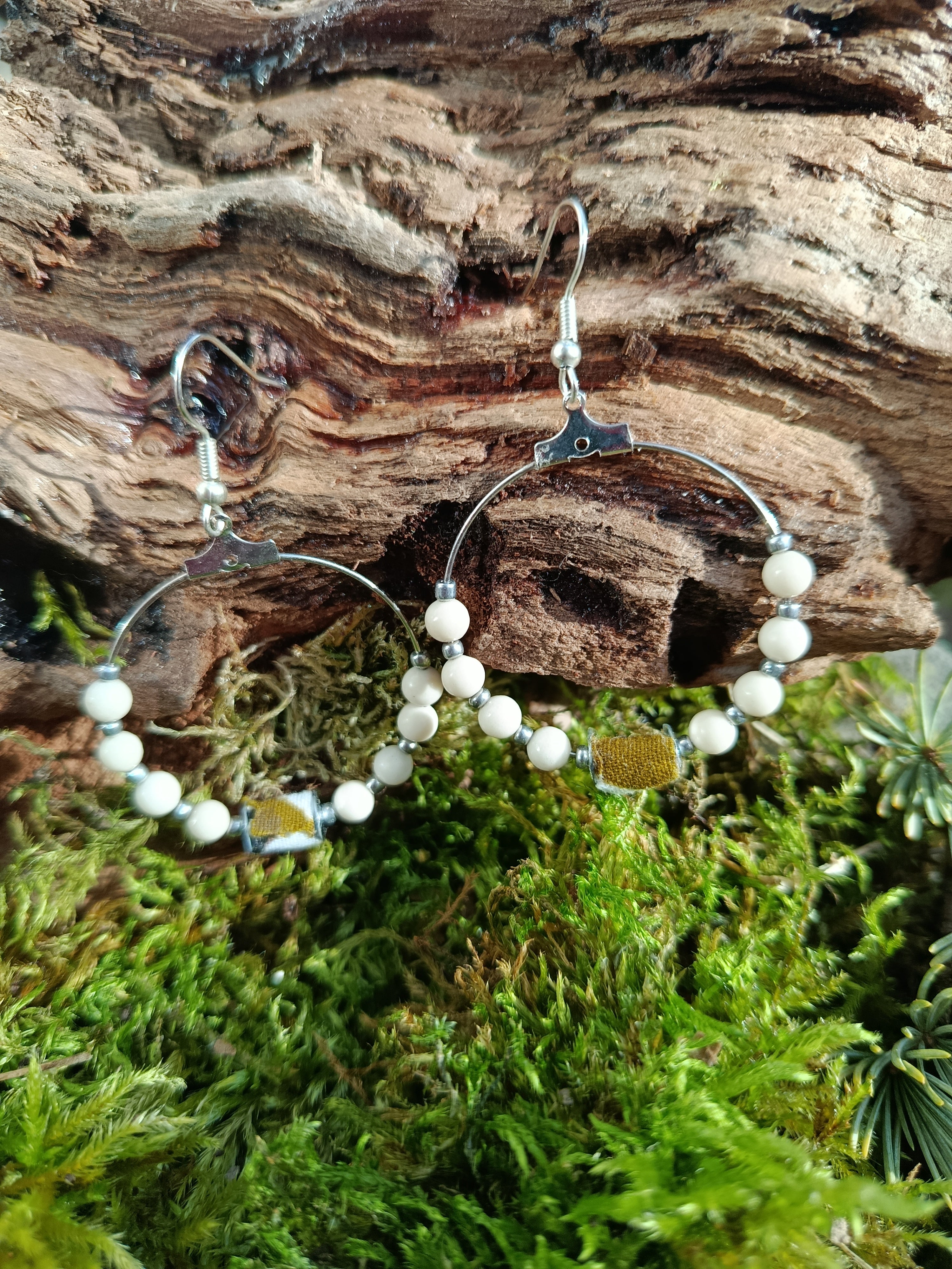 Boucles d'oreilles perles 072