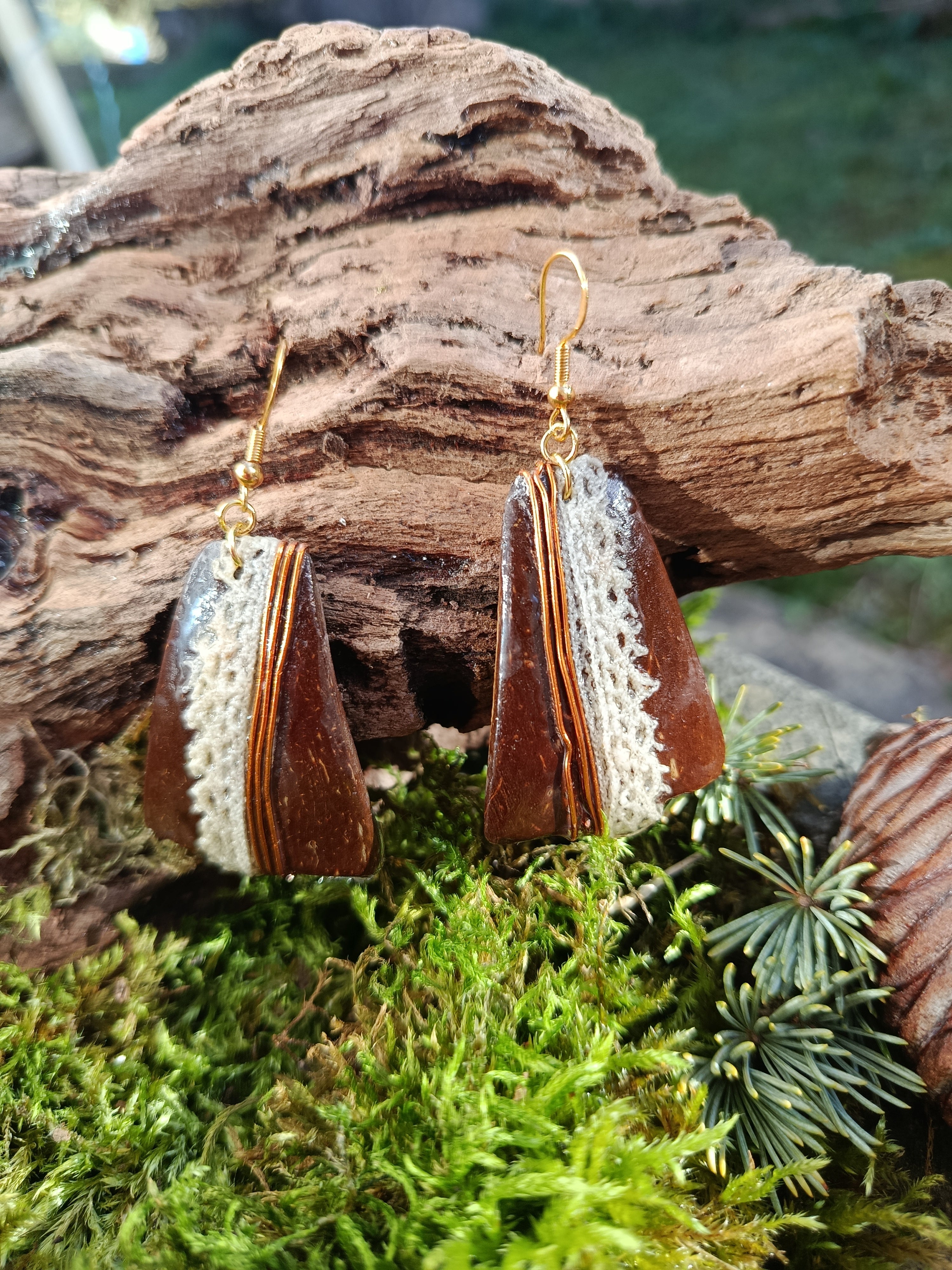 Boucles d'oreilles corn 077