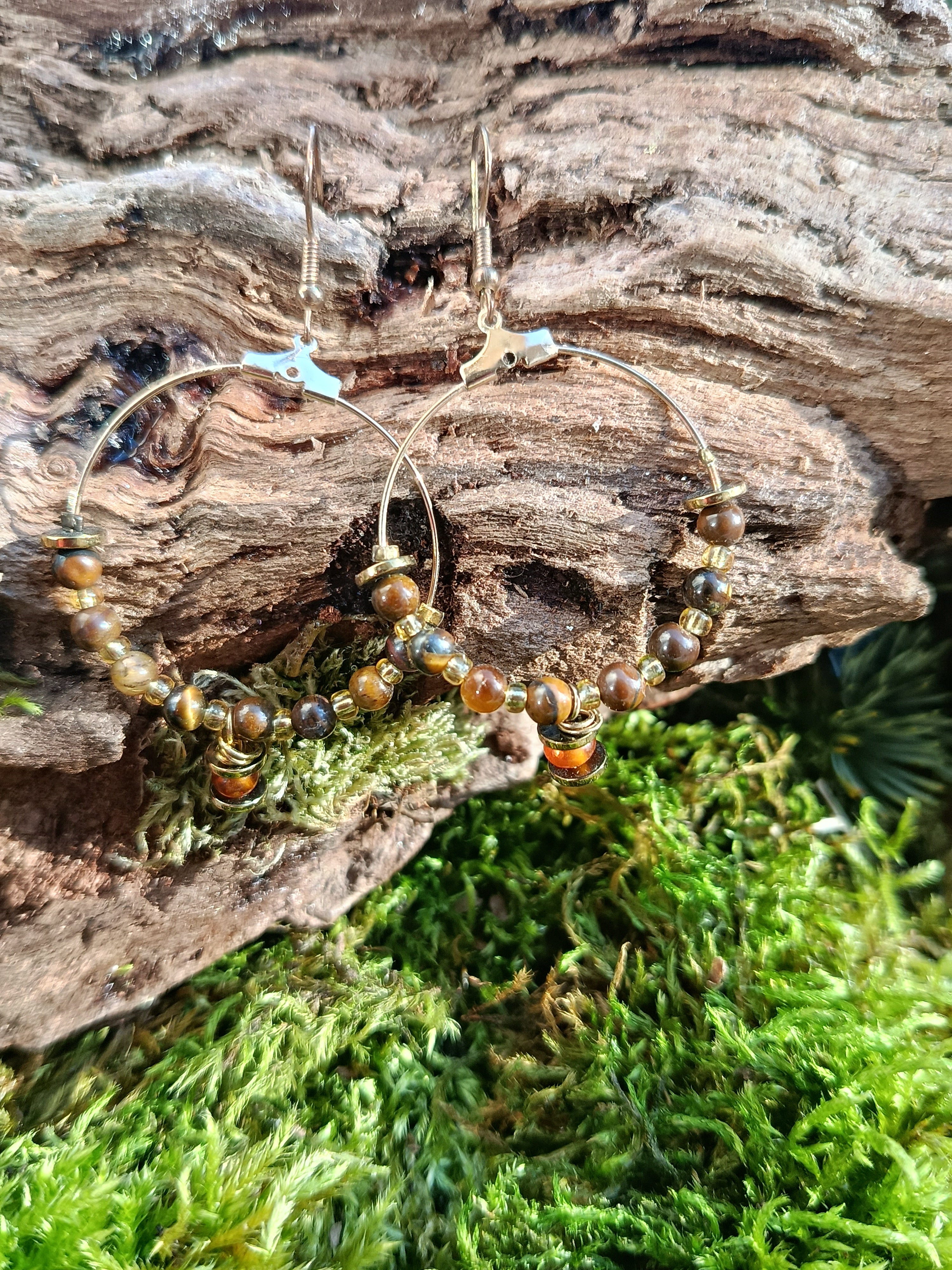 Boucles d'oreilles perles 093