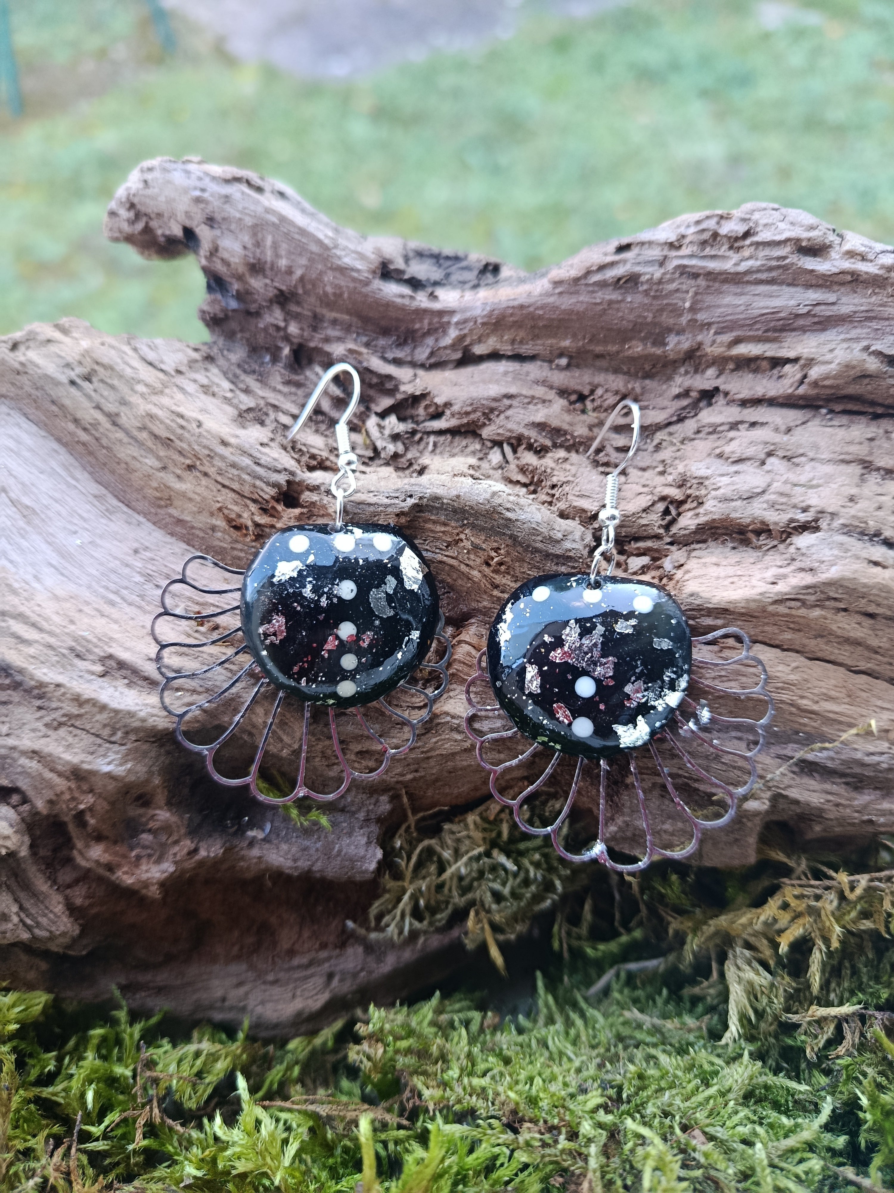 Boucles d'oreilles zebu 099