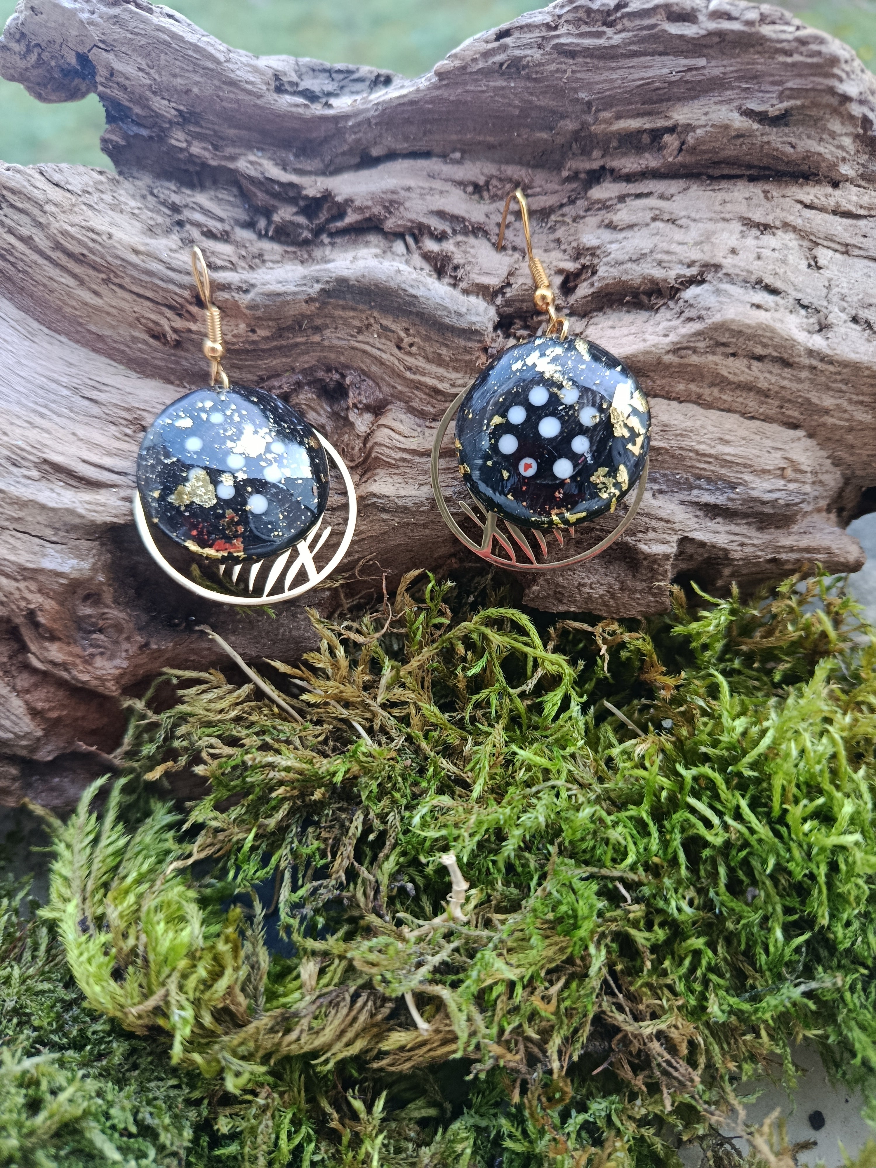 Boucles d'oreilles zebu 105