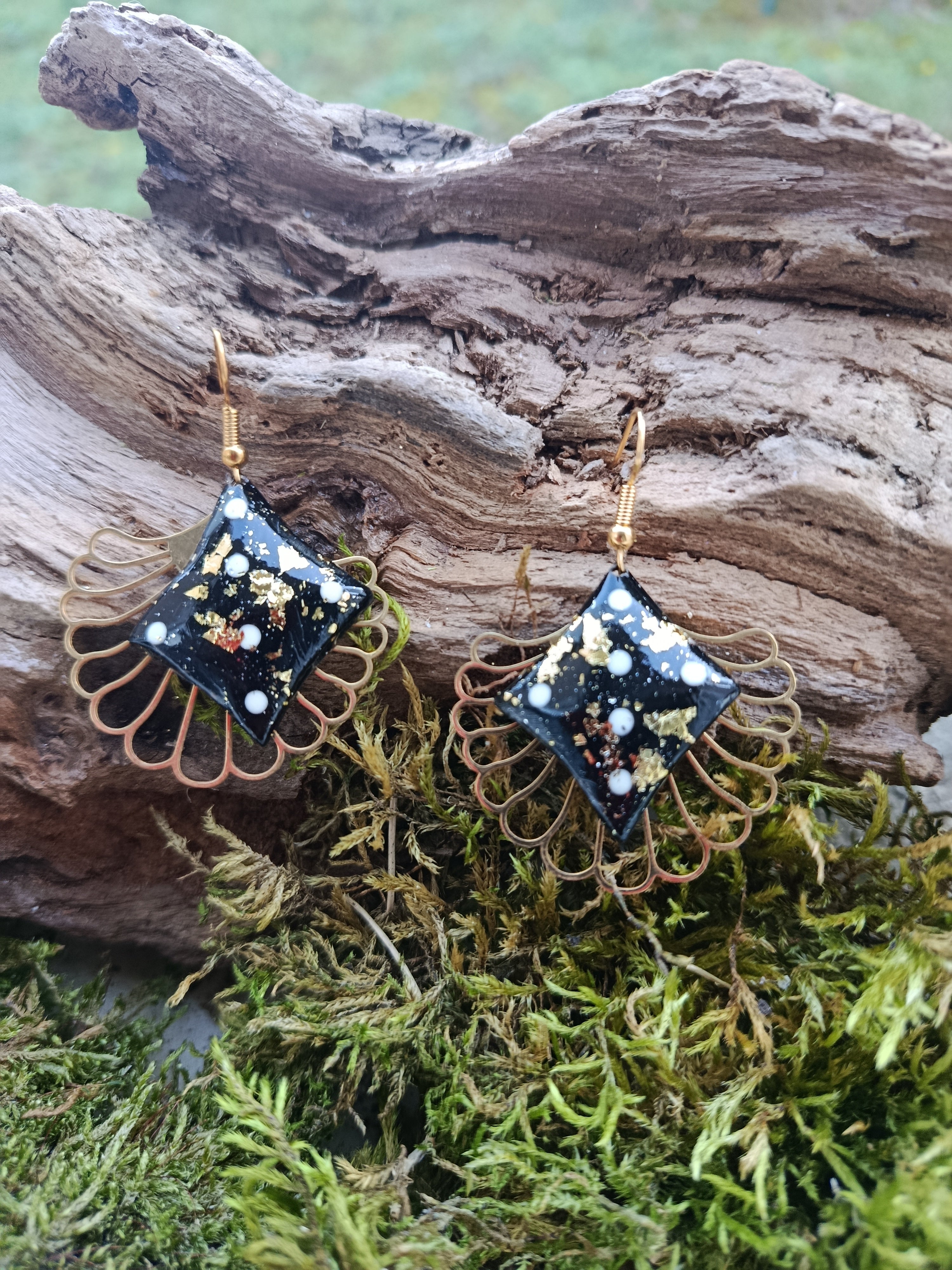 Boucles d'oreilles zebu 108