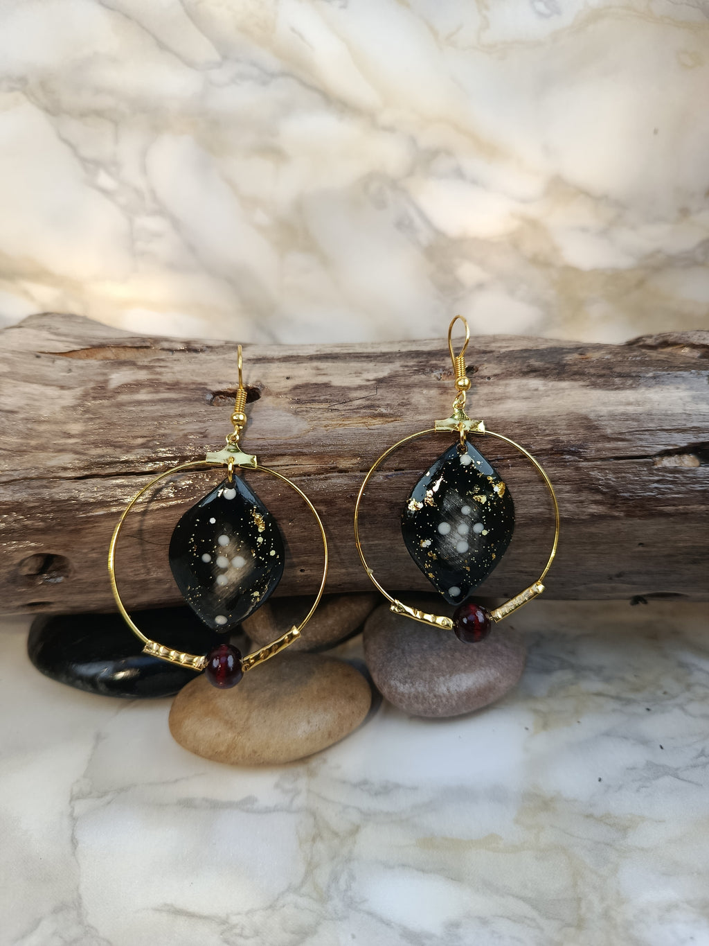 Boucles d'oreilles zebu 113