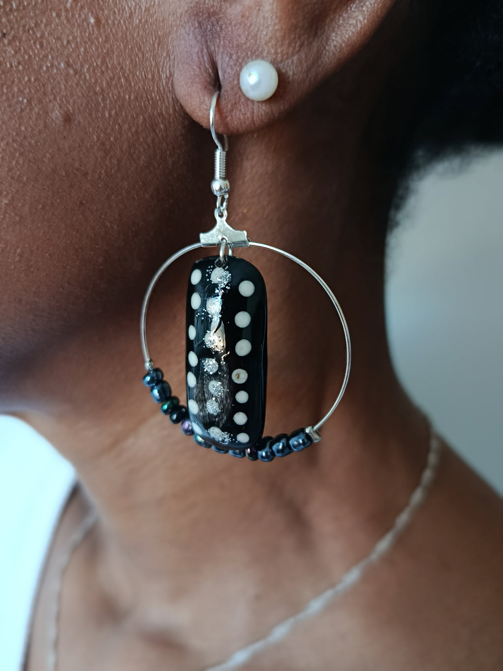 Boucles d'oreilles zebu 129