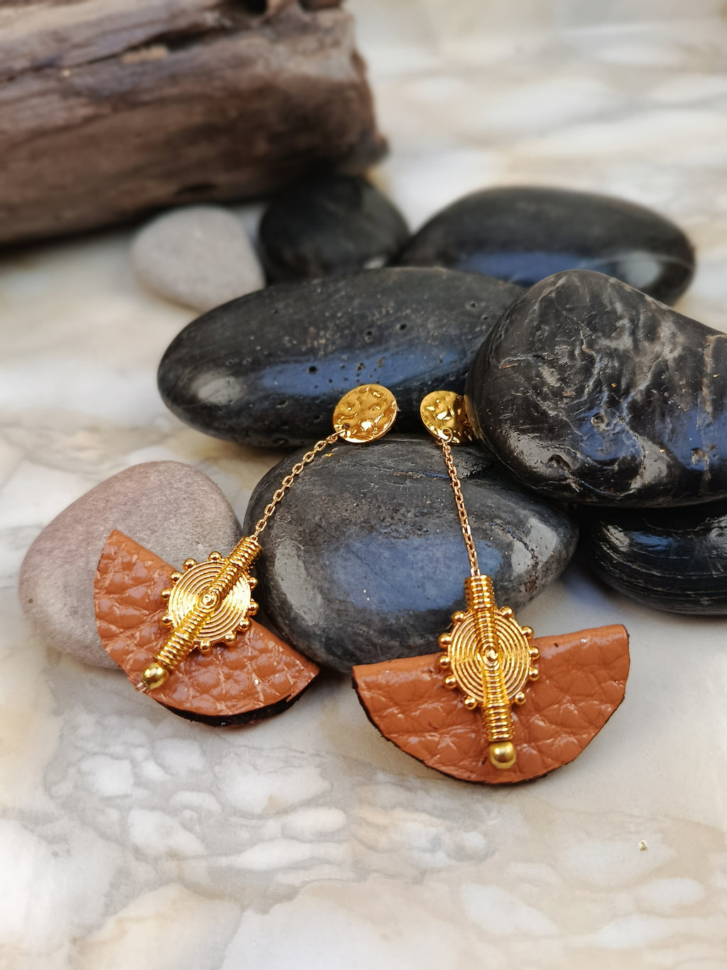 Boucles d'oreilles emblème 135