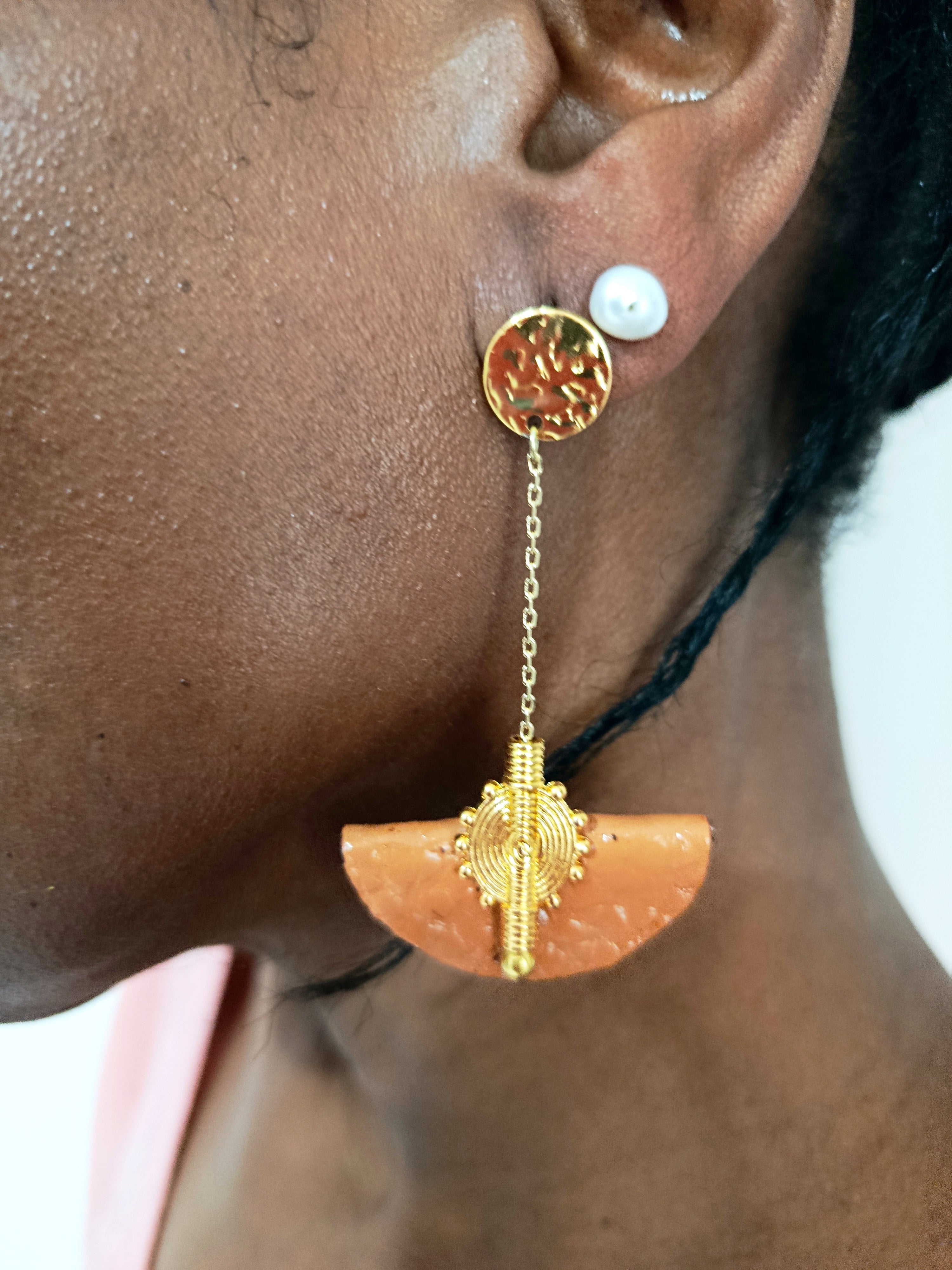 Boucles d'oreilles emblème 135