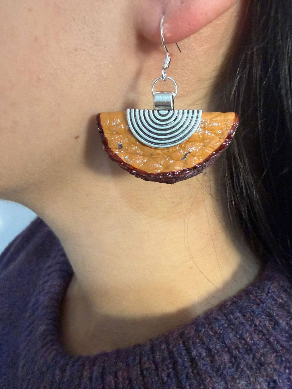 Boucles d'oreilles emblème 136