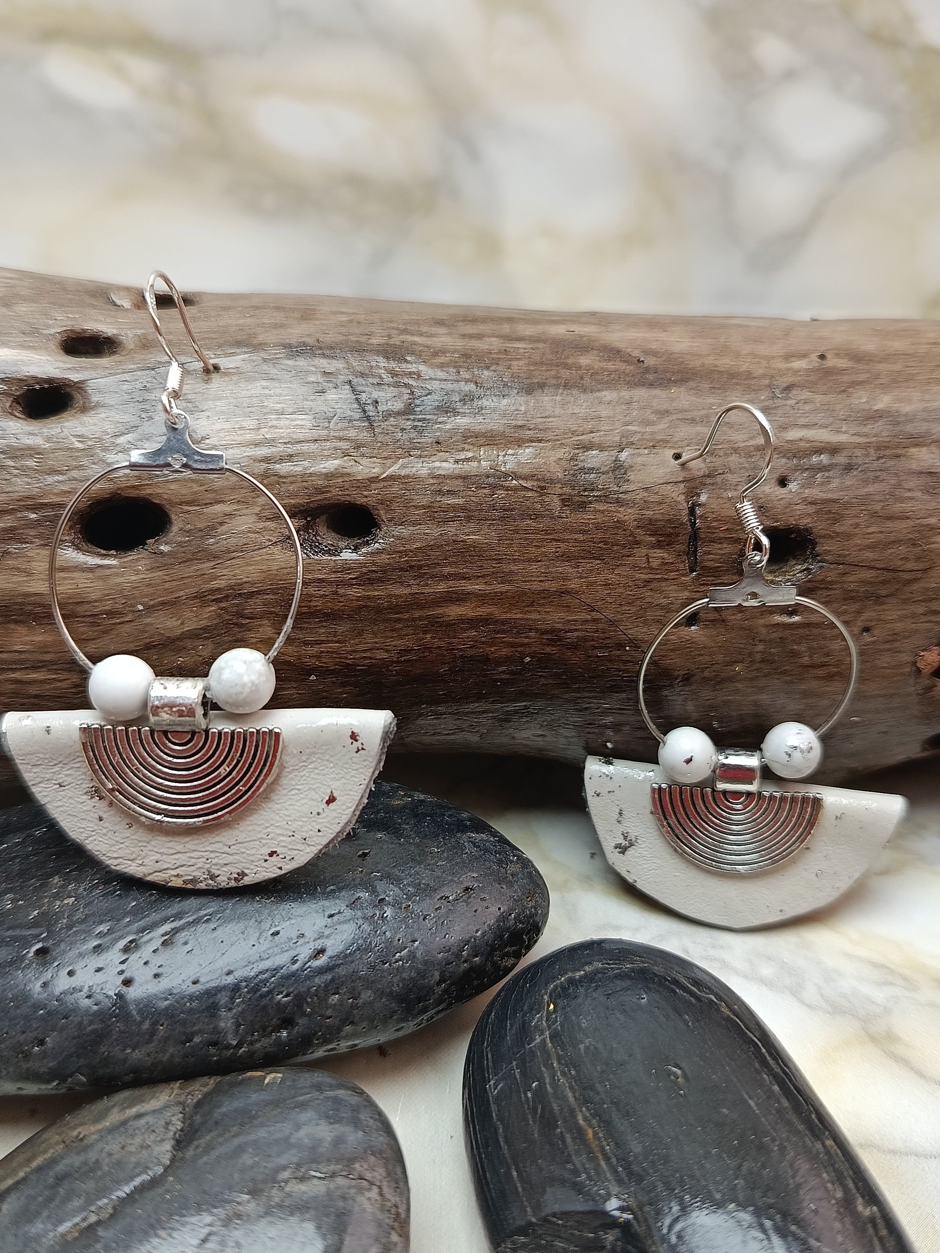 Boucles d'oreilles emblème 138