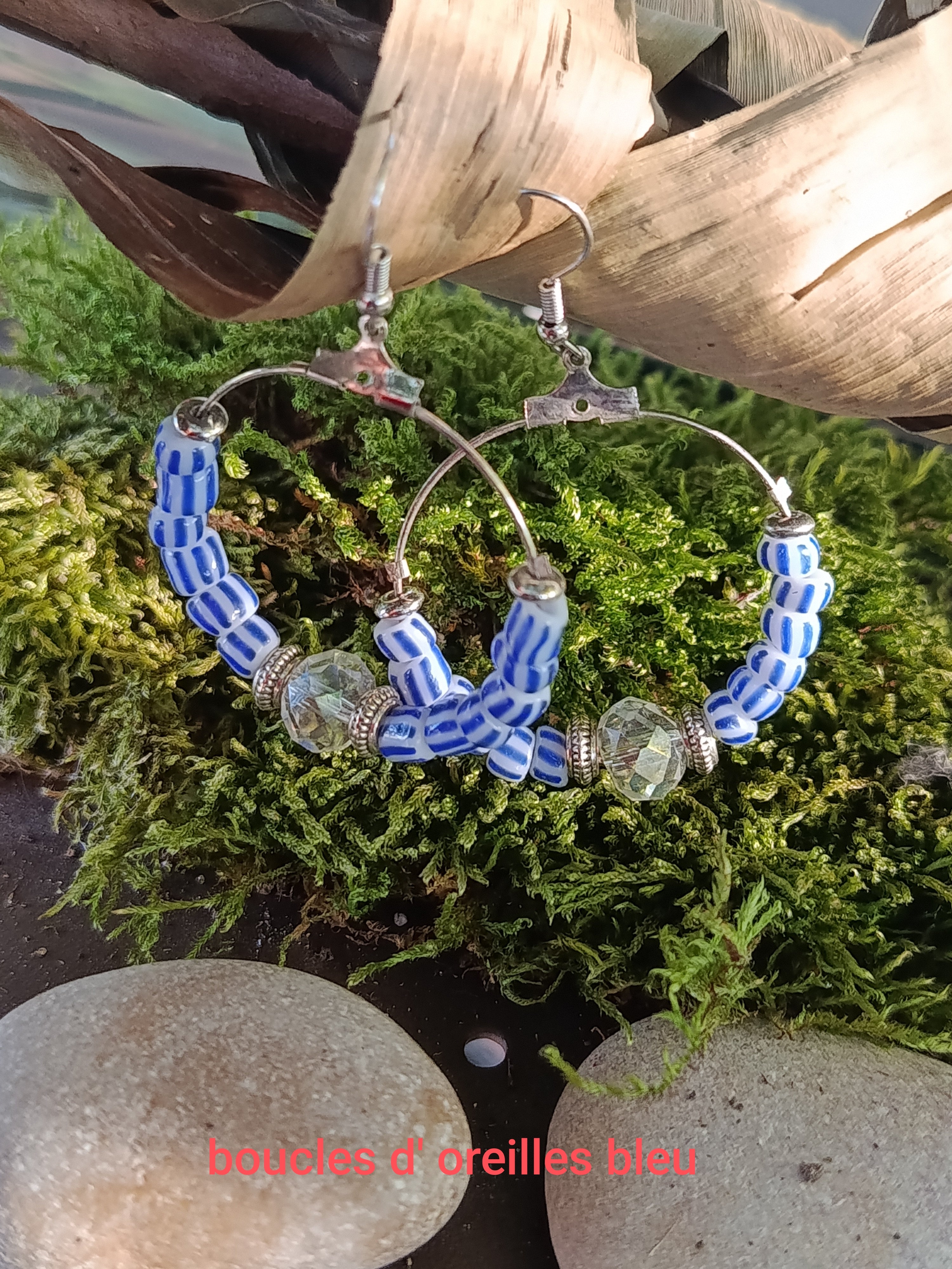 Boucles d'oreilles en perle