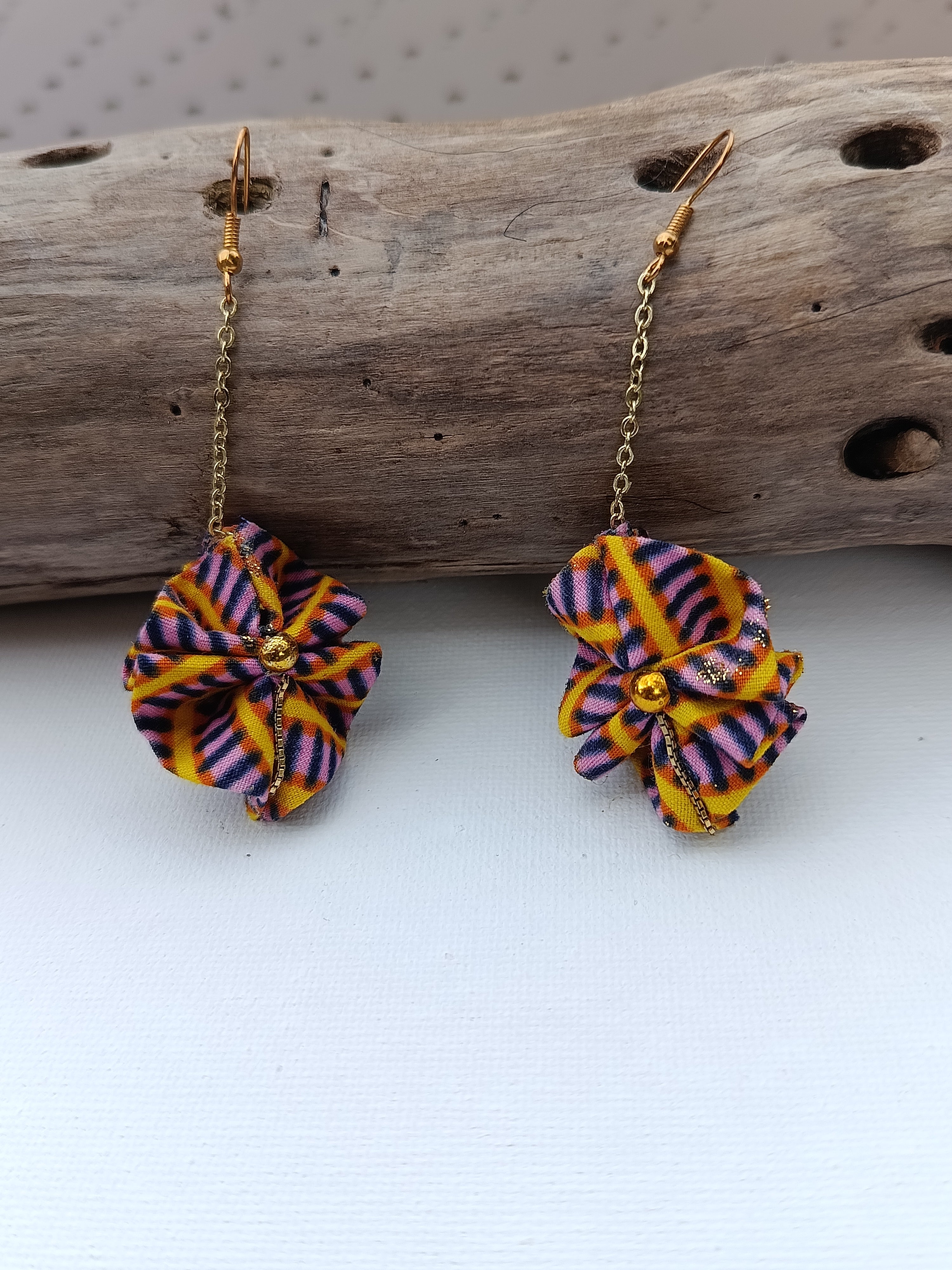 Boucles d'oreilles multicolore 2