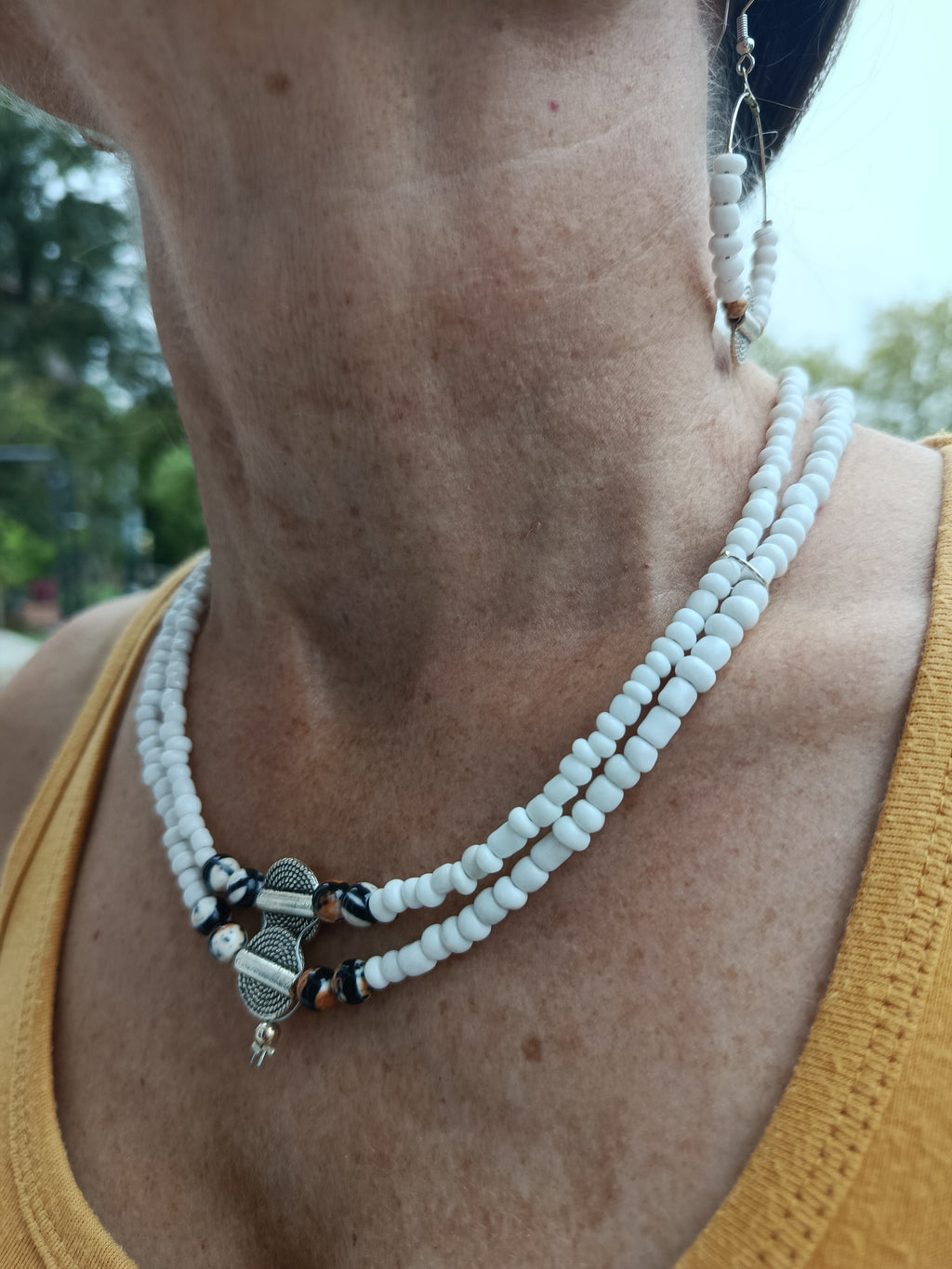 Parure blanche