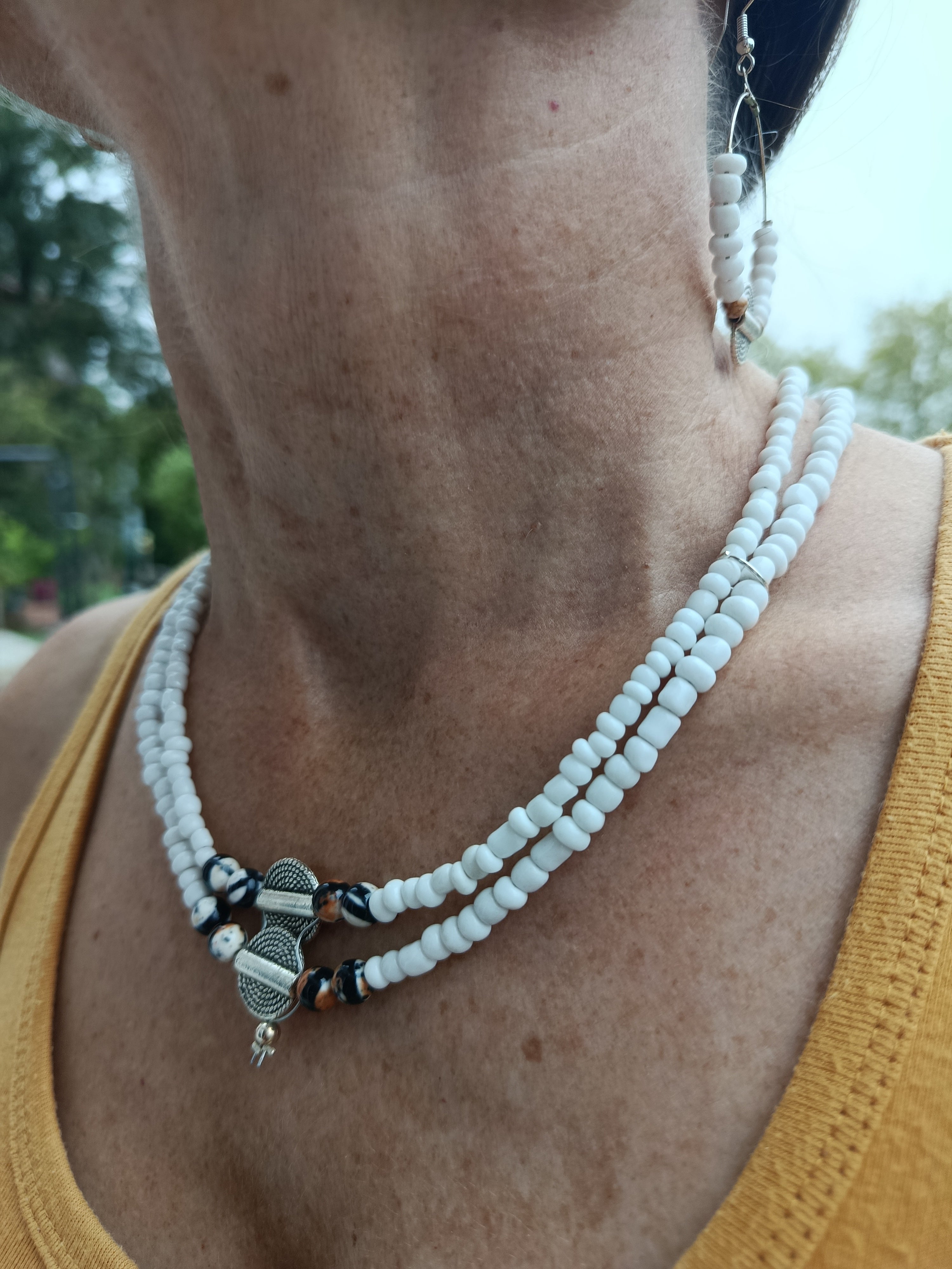 Parure blanche