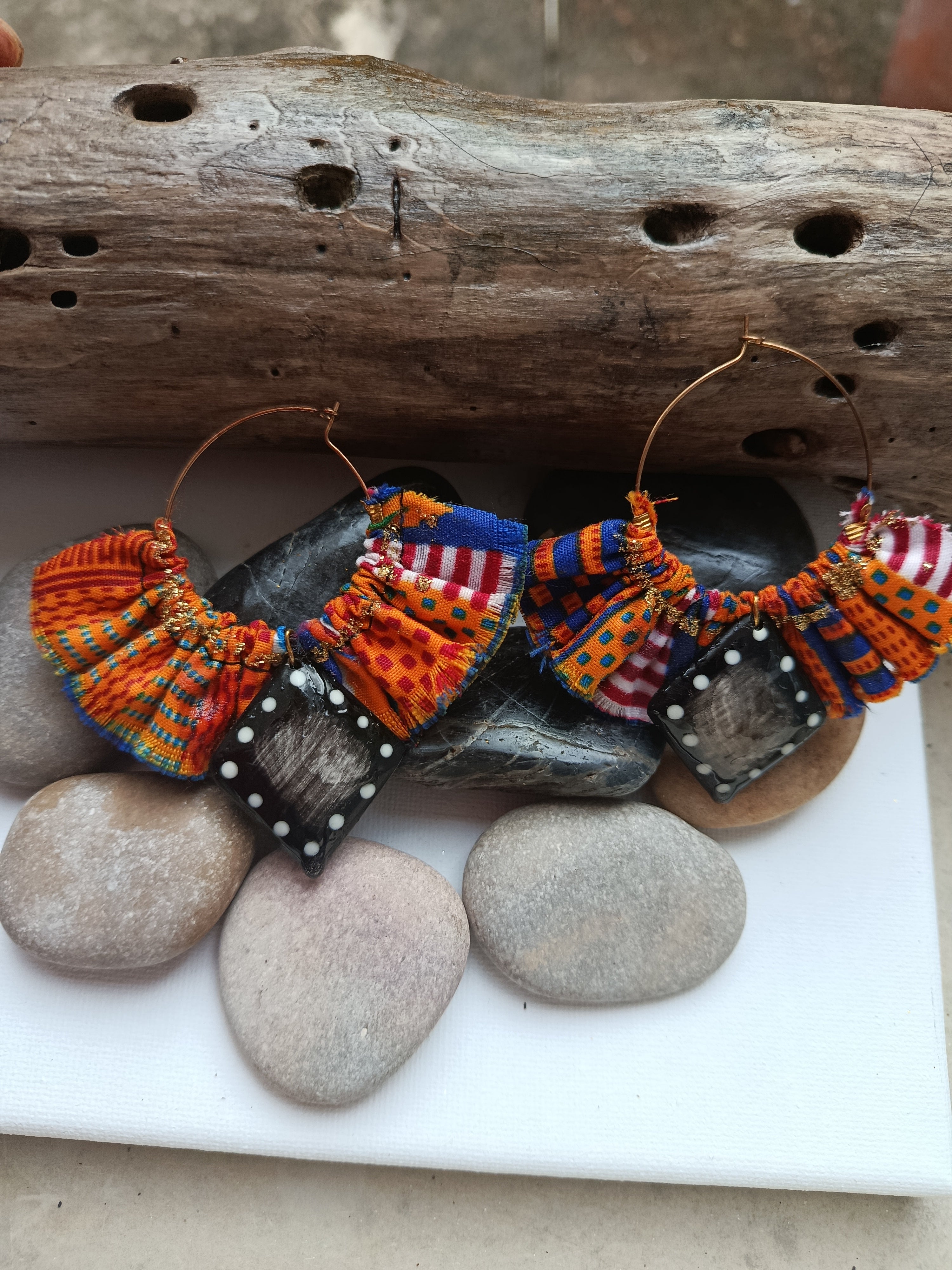 Boucles d'oreilles wax 039