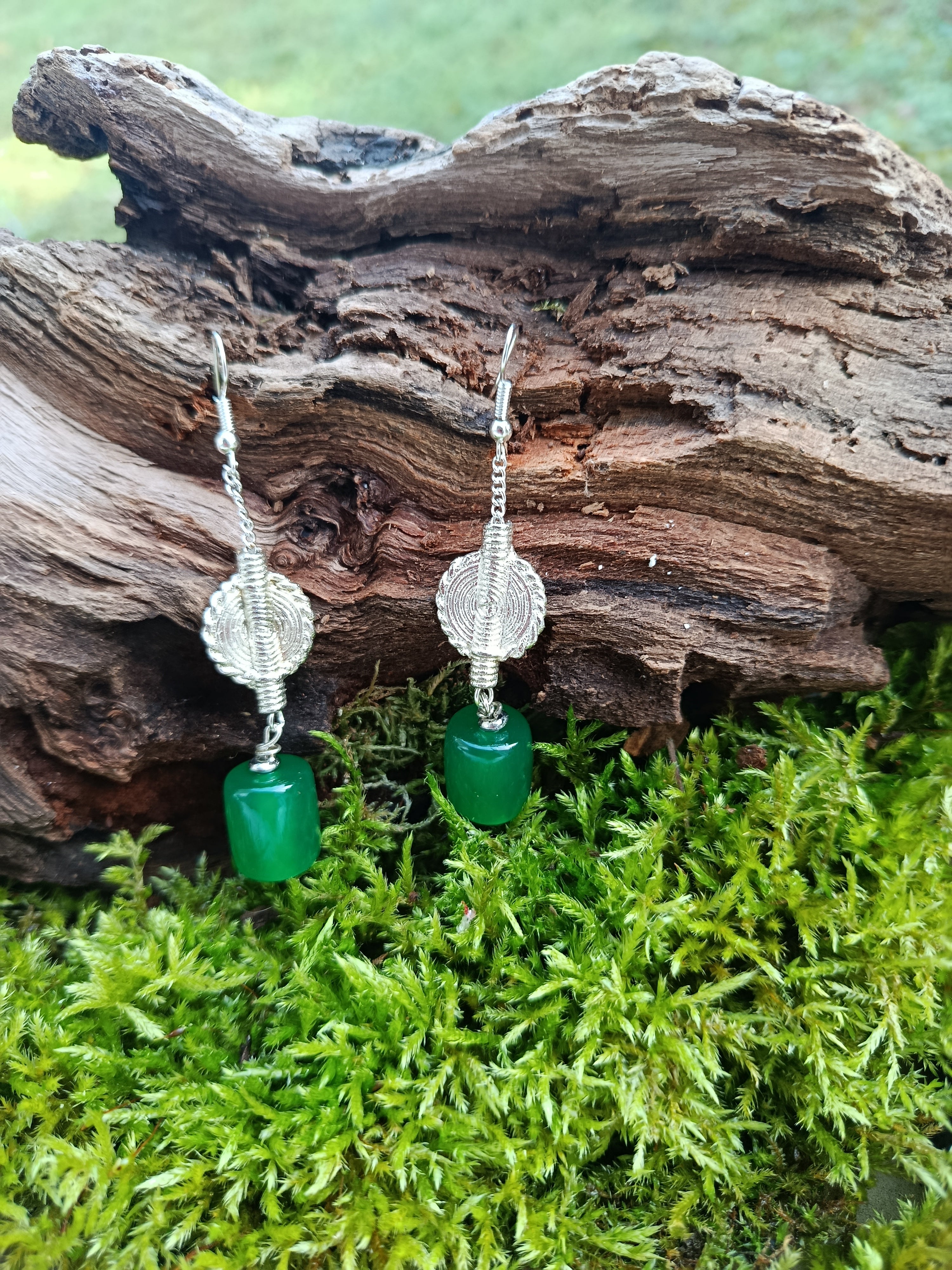 Boucles d'oreilles perle 047