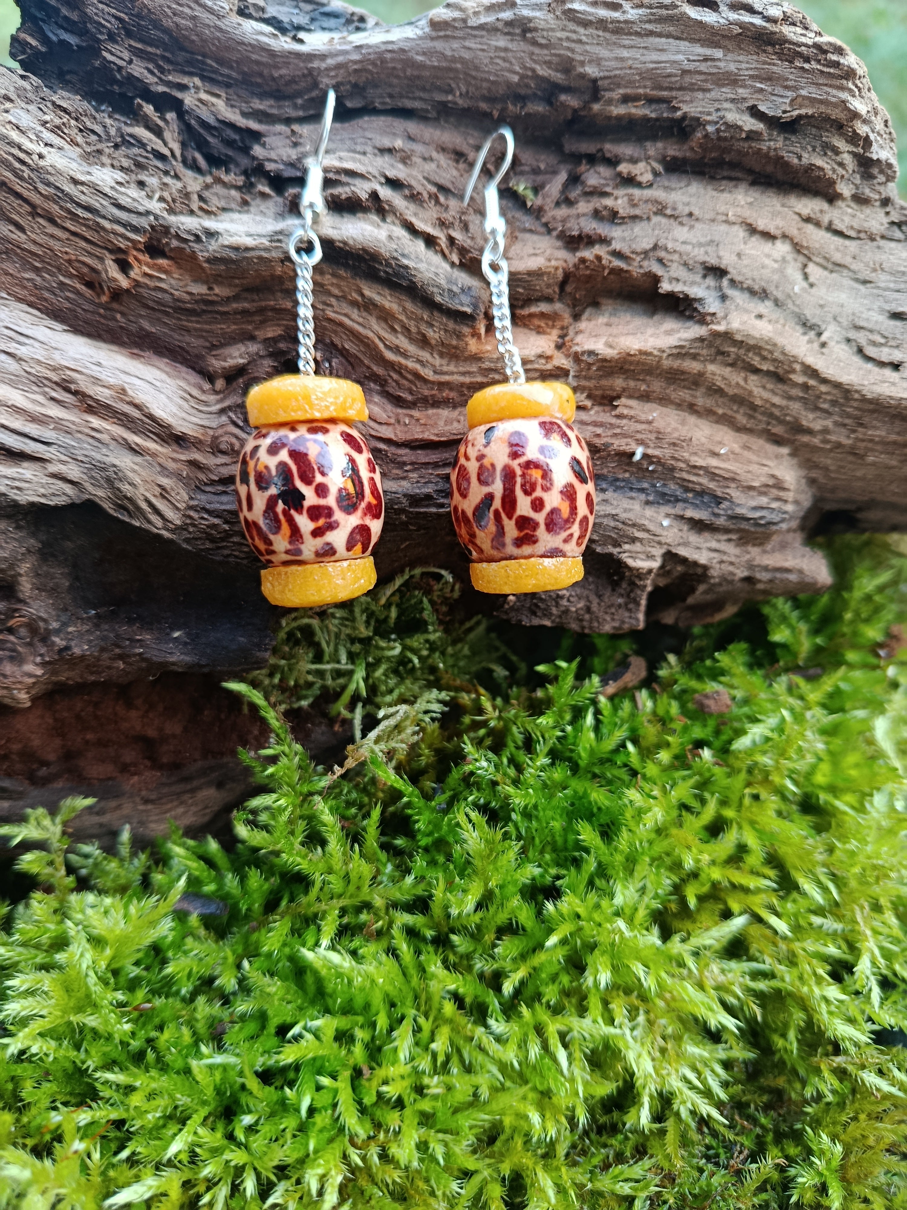 Boucles d'oreilles perle 048